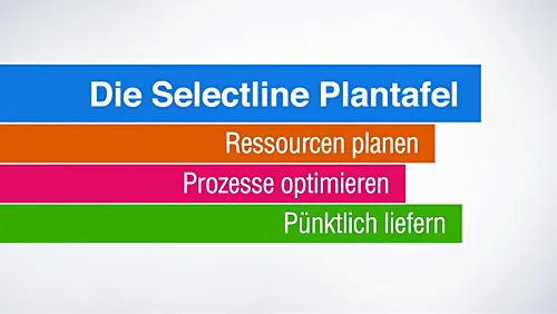 SelectLine Plantafel